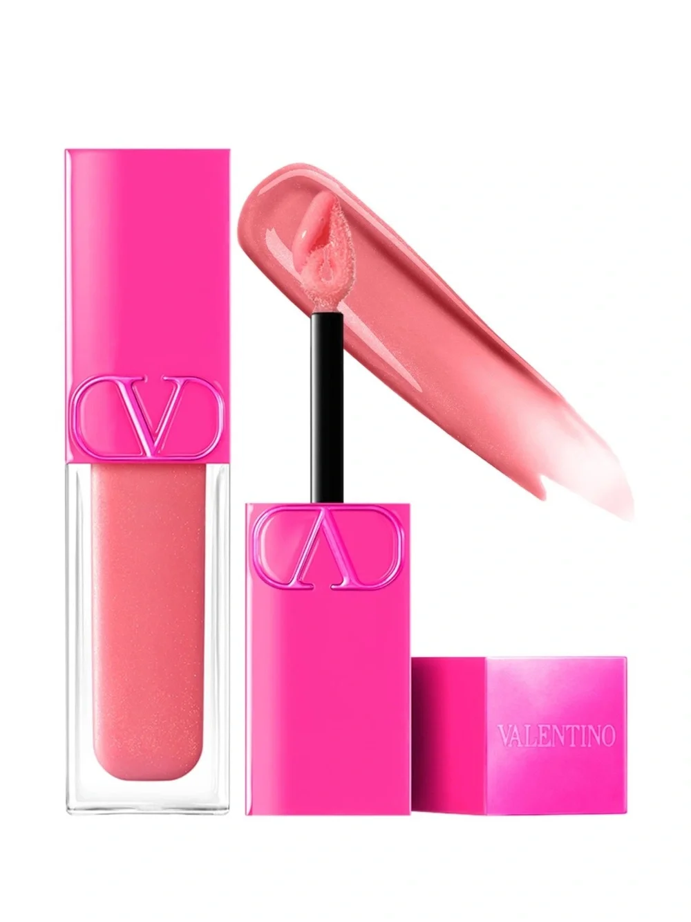 VALENTINO Puffer Complex Lip Plumper Gloss Color: 103R Don't Be So Nude